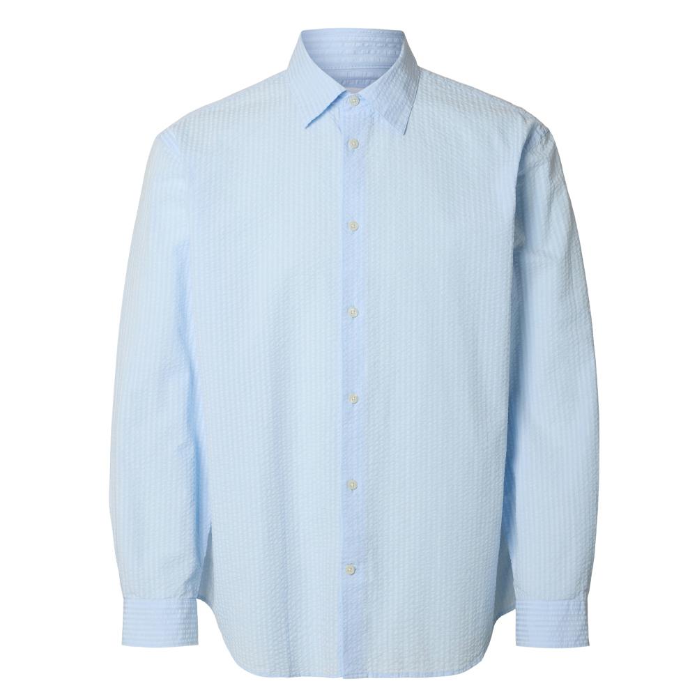 SELECTED HOMME Seersucker Derek Long Sleeved Shirt